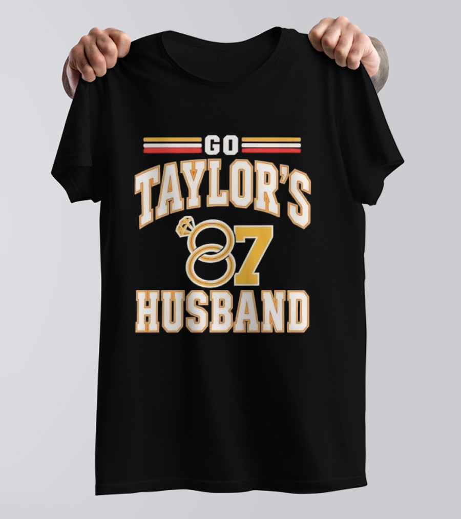 Go Taylor's 87 Husband Interlocking Engagement Rings Diamond T-Shirt