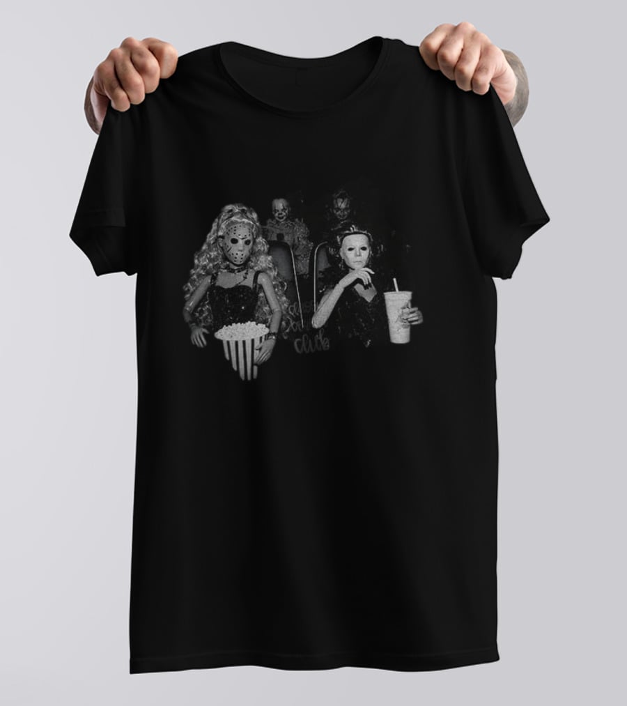 Horror Movie Dolls Jason And Michael Myers Cinema Halloween T-Shirt