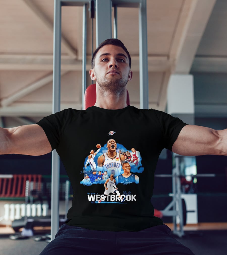 Russell Westbrook Thunder Basketball Oklahoma City Legends T-Shirt