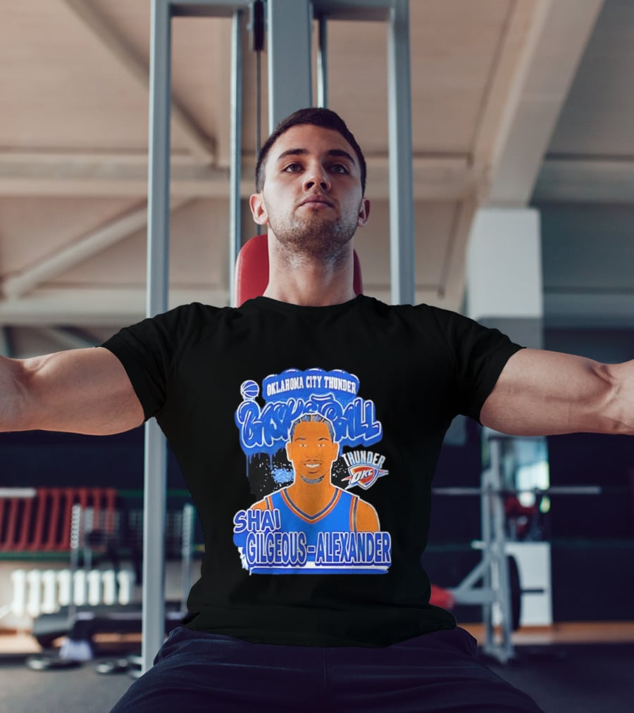 Shai Gilgeous Alexander Oklahoma City Thunder Basketball OKC Thunder T-Shirt