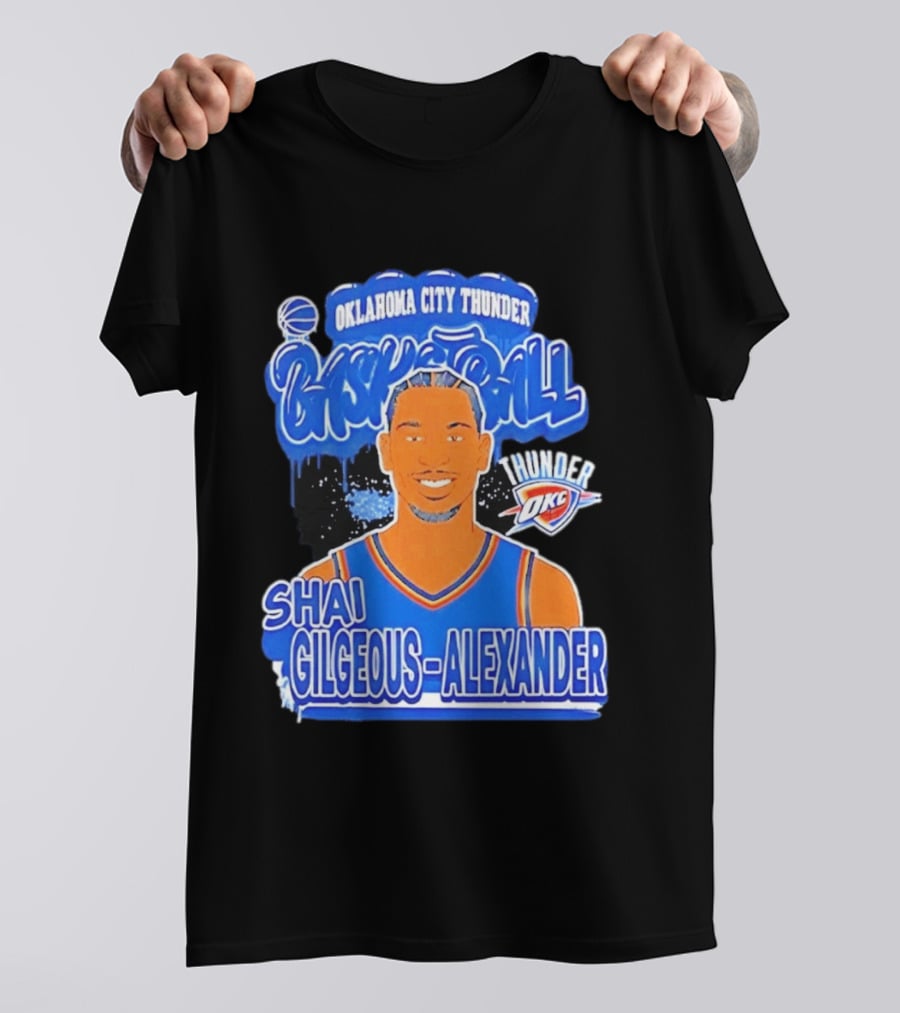 Shai Gilgeous Alexander Oklahoma City Thunder Basketball OKC Thunder T-Shirt