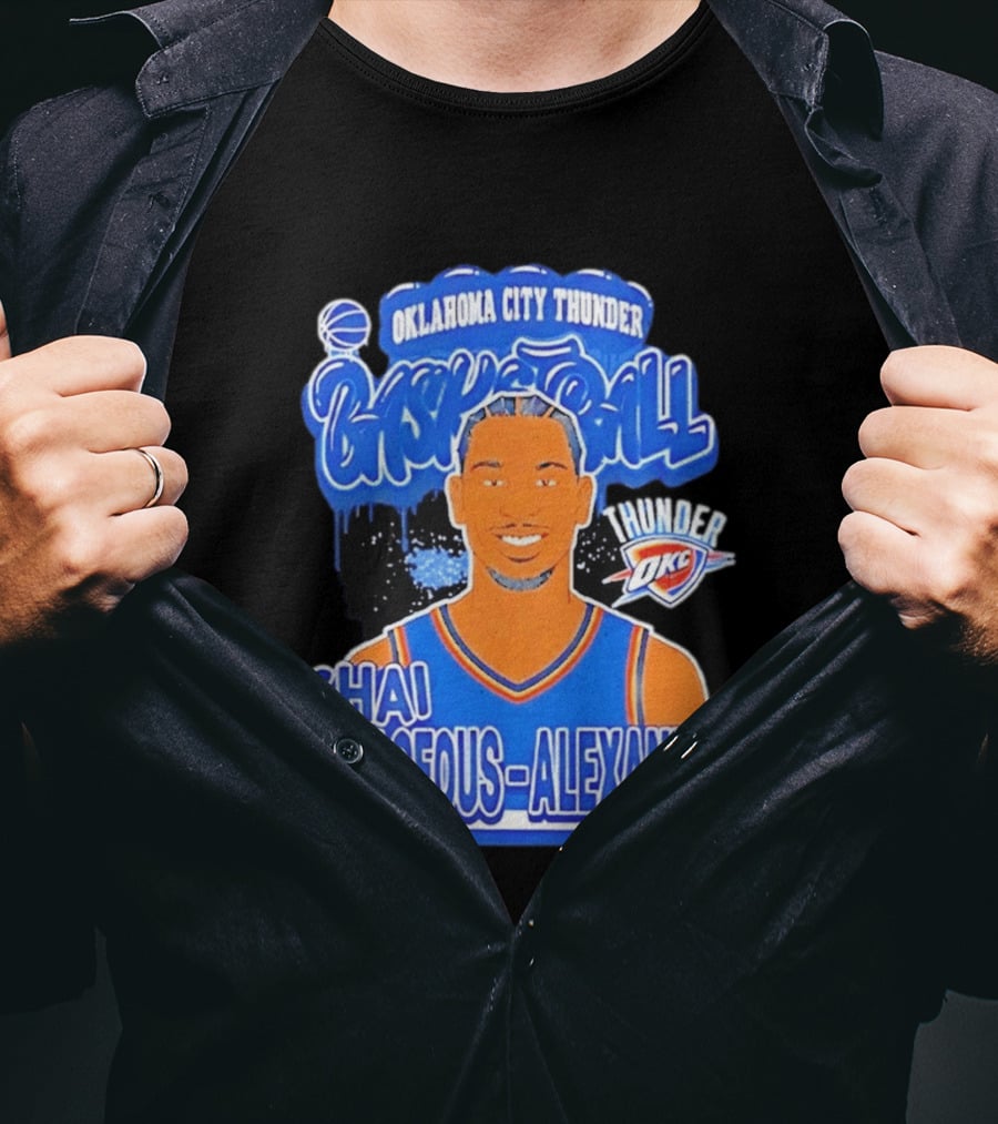 Shai Gilgeous Alexander Oklahoma City Thunder Basketball OKC Thunder T-Shirt