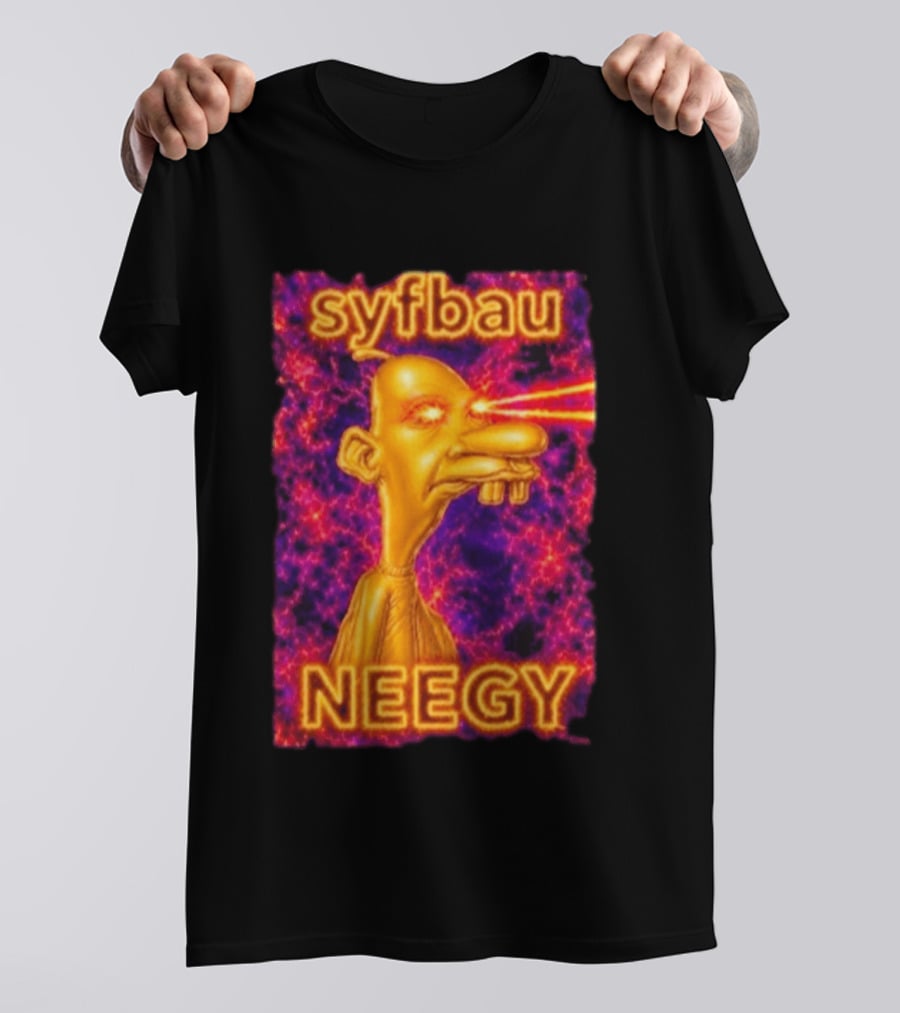 Syfbau Neegy Laser Eyes T-Shirt