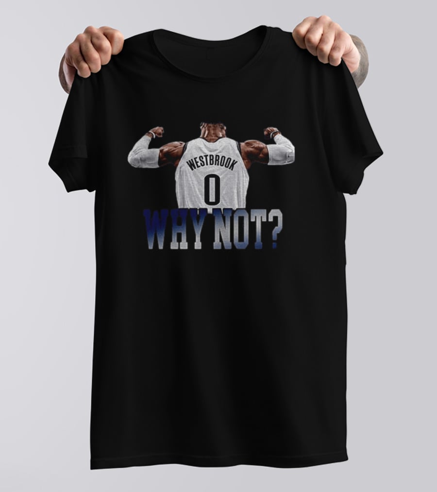 Why Not Russell Westbrook Basketball Hustle Icon 0 T-Shirt
