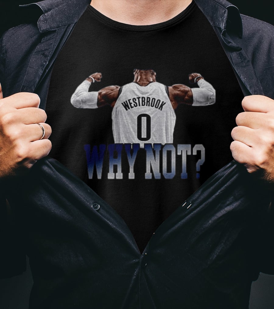 Why Not Russell Westbrook Basketball Hustle Icon 0 T-Shirt