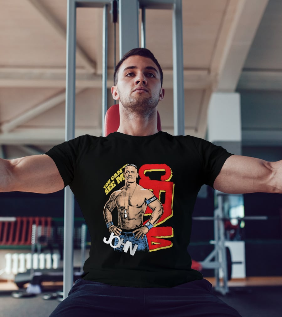 You Can't See Me John Cena Retro Style WWE Fan Favorite T-Shirt