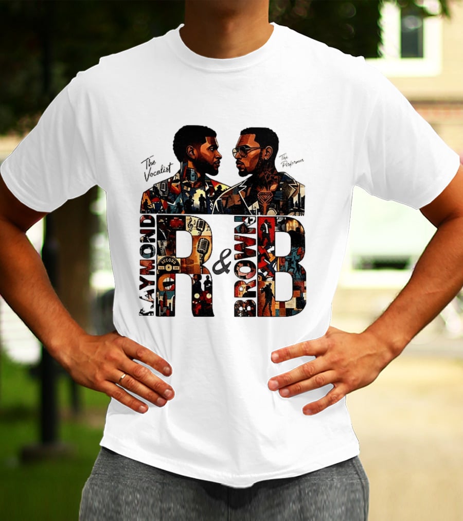Usher Chris Brown Raymond R And B Tour 2026 Concert Hip Hop The Vocalist The Performer T-Shirt