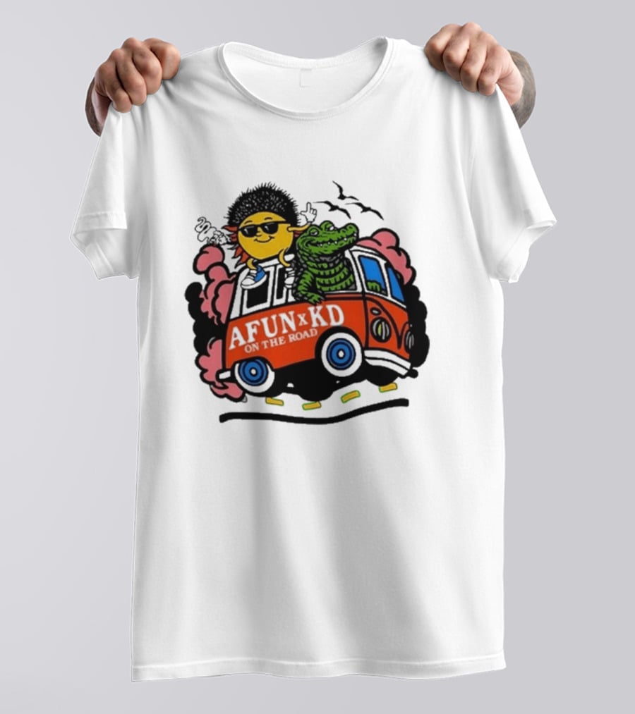 Kitchen Dwellers Andy Frasco AFUN X KD Tour 2026 On The Road Bus Adventure T-Shirt