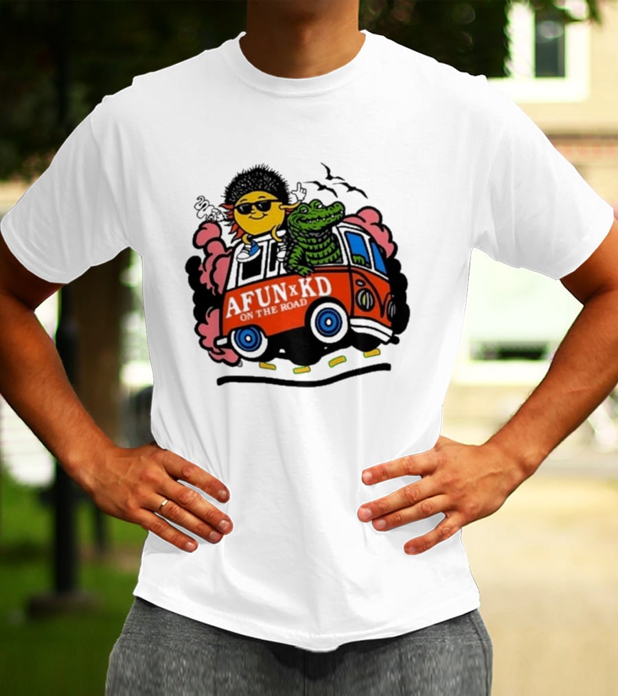 Kitchen Dwellers Andy Frasco AFUN X KD Tour 2026 On The Road Bus Adventure T-Shirt