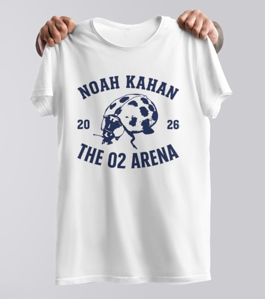 Noah Kahan Tour 2026 Ladybug The O2 Arena London T-Shirt