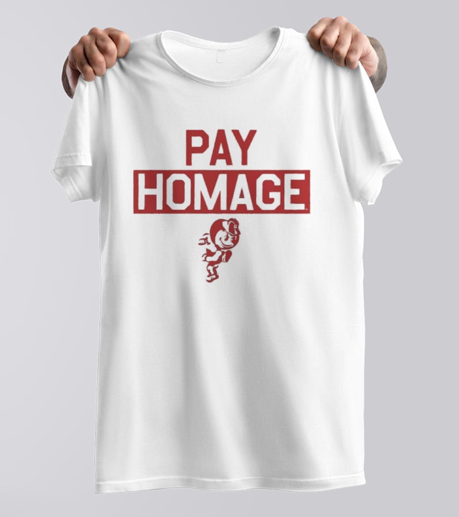 Ohio State Buckeyes NCAA Pay Homage Running Brutus T-Shirt