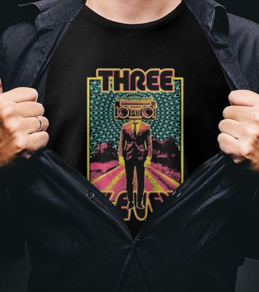 Three Eleven Boombox Head Psychedelic Suit T-Shirt