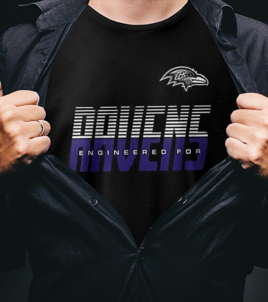Baltimore Ravens Engineered For Ravens Fans Iconic Team Spirit T-Shirt