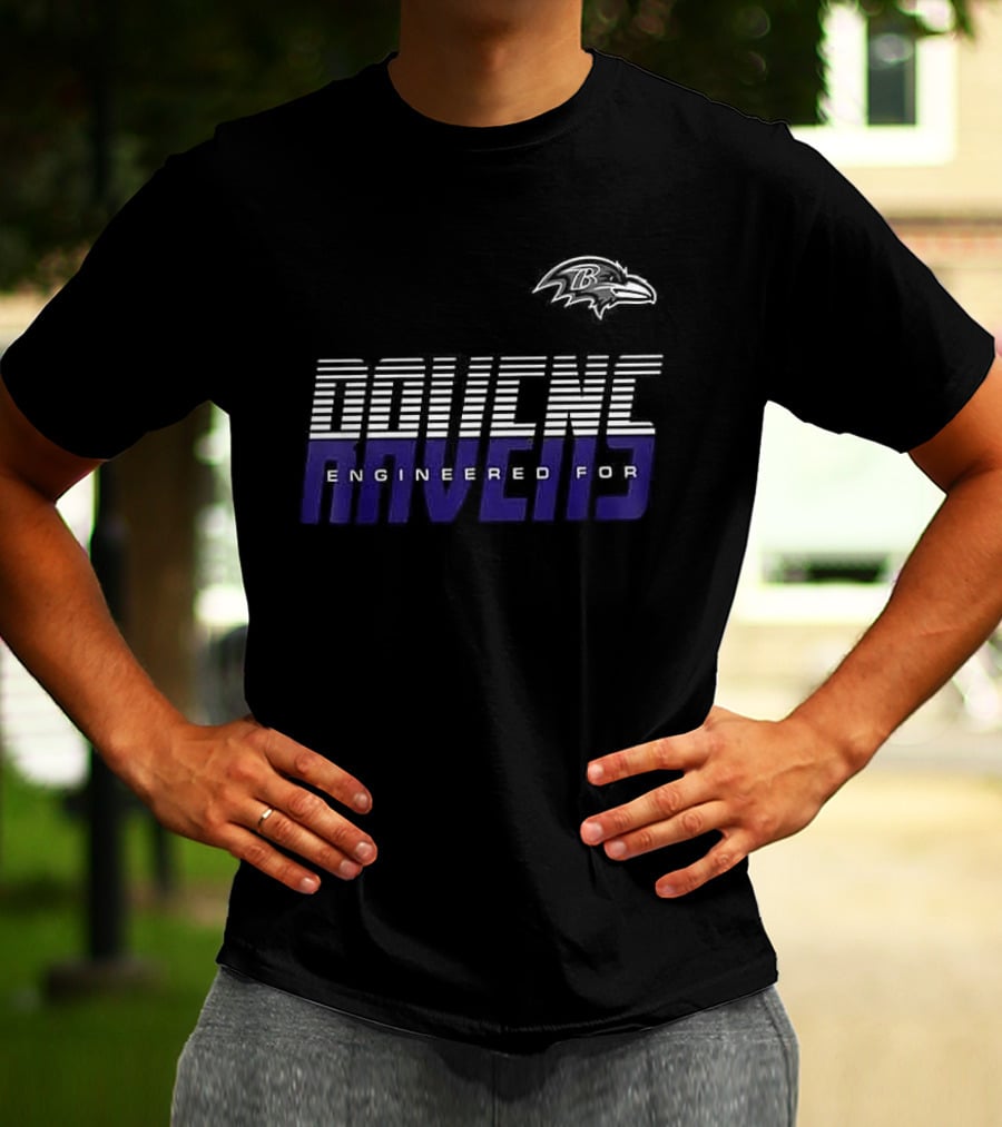 Baltimore Ravens Engineered For Ravens Fans Iconic Team Spirit T-Shirt