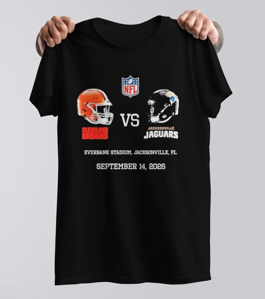Cleveland Browns Vs Jacksonville Jaguars NFL EverBank Stadium Jacksonville FL September 14 2026 T-Shirt