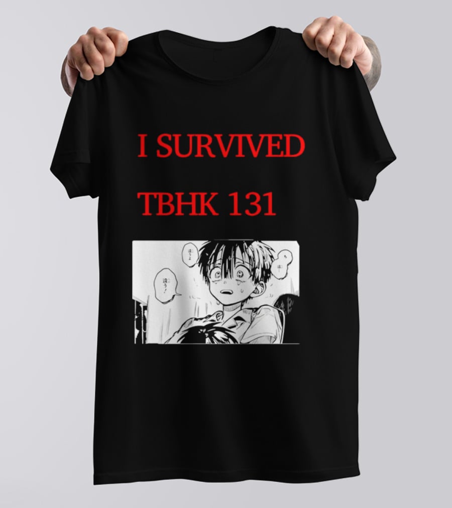 I Survived Tbhk 131 Crying Boy Manga Panel Japanese Comic Scene T-Shirt