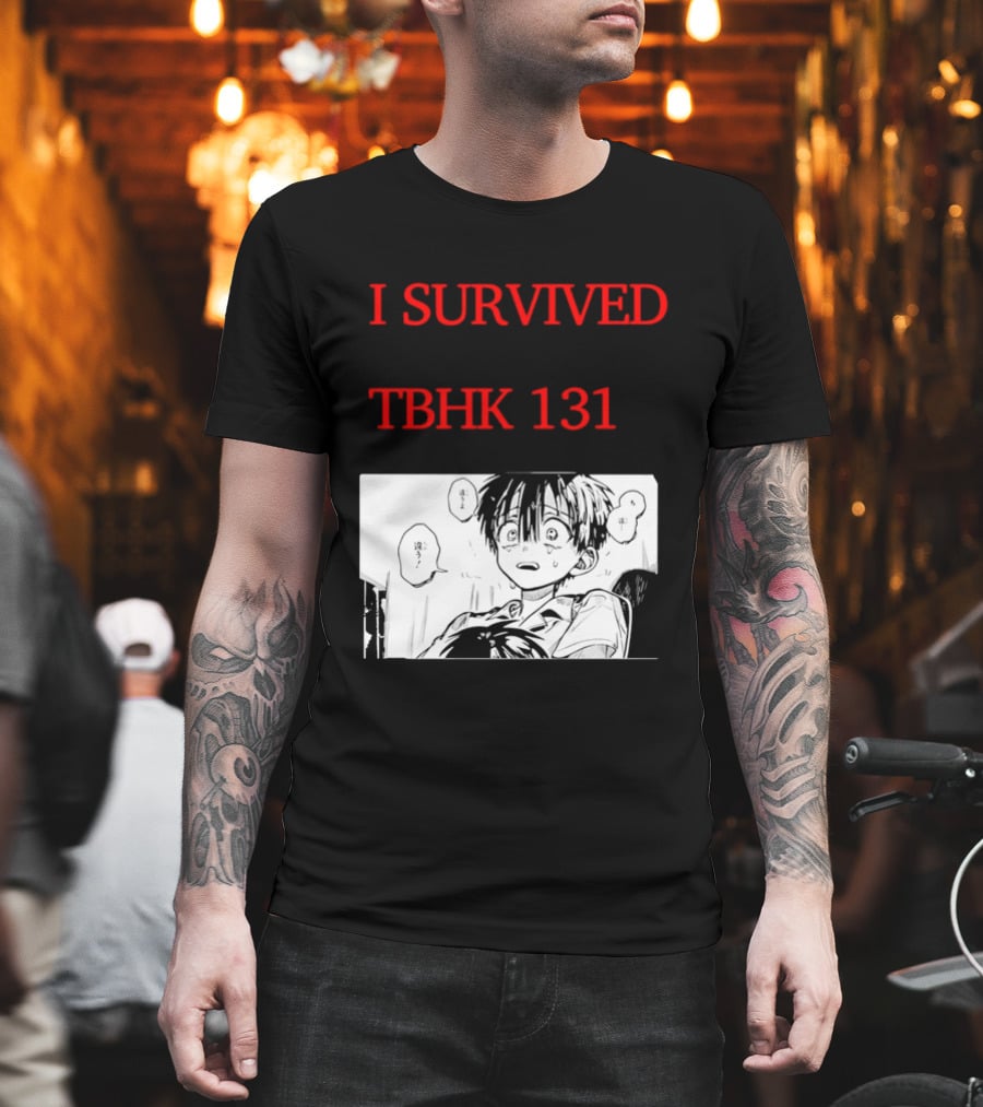 I Survived Tbhk 131 Crying Boy Manga Panel Japanese Comic Scene T-Shirt