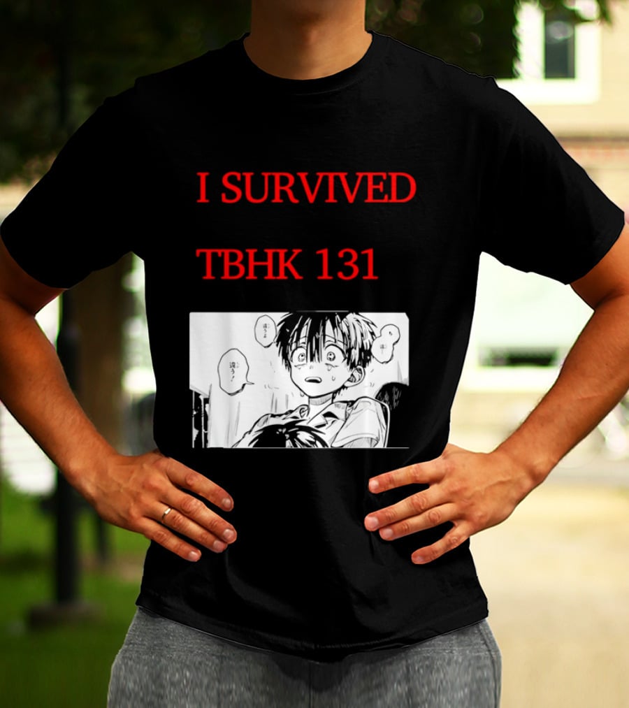 I Survived Tbhk 131 Crying Boy Manga Panel Japanese Comic Scene T-Shirt