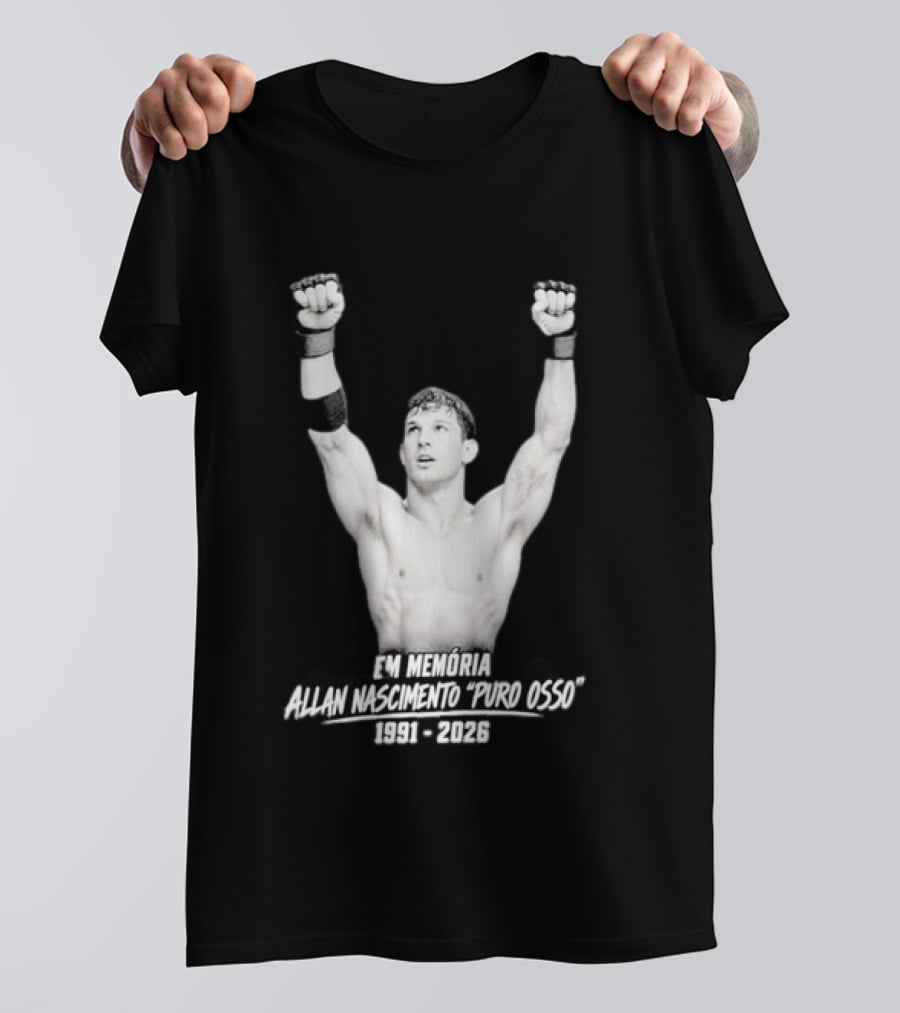 Ian Machado Garry Em Memória Allan Nascimento Puro Osso 1990 2026 T-Shirt