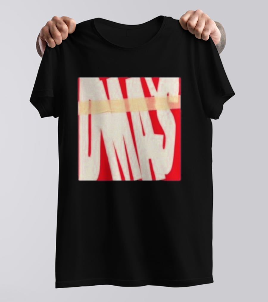DMA's DMA's Album Cover Art Distorted Red White T-Shirt