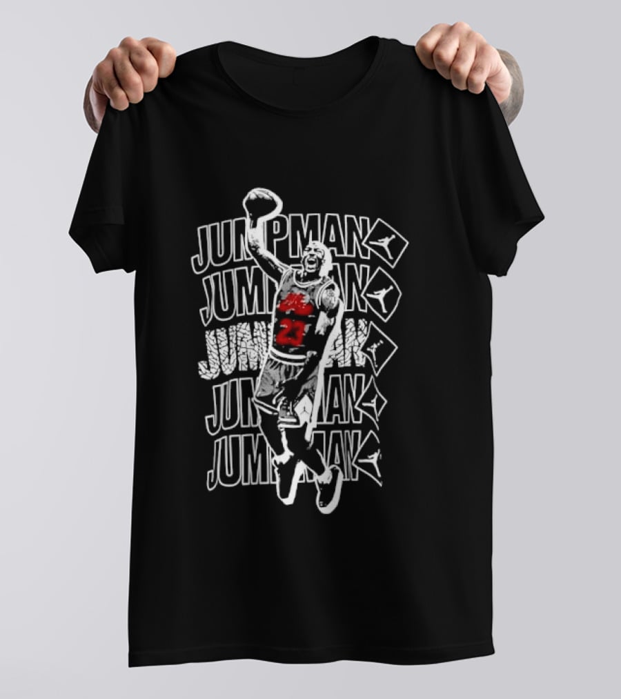 Jumpman Basketball Player Dunking T-Shirt