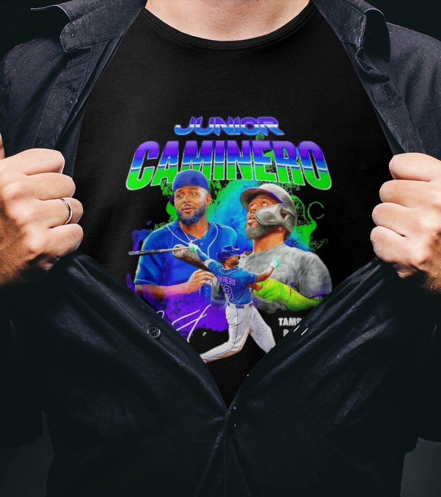 Junior Caminero Tampa Bay Baseball #13 2026 T-Shirt