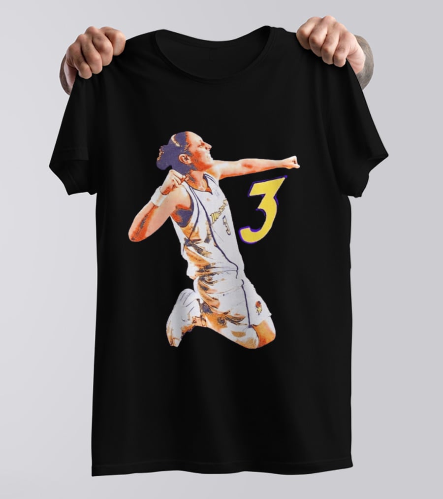 Mercury Diana Taurasi Number 3 Celebration Pose T-Shirt