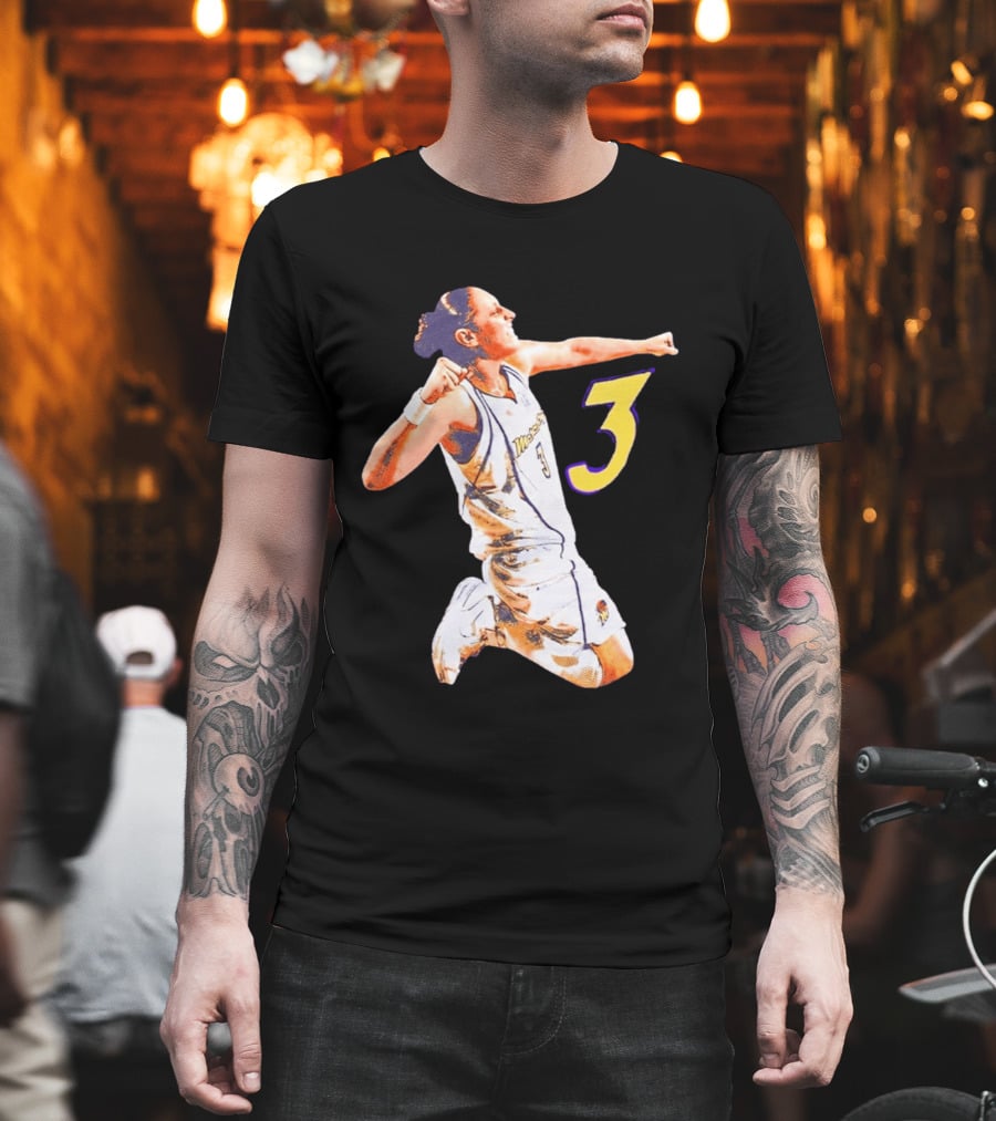 Mercury Diana Taurasi Number 3 Celebration Pose T-Shirt