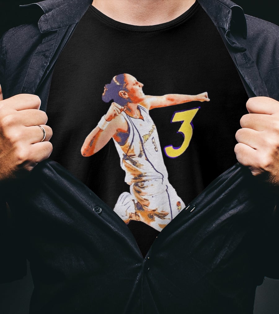Mercury Diana Taurasi Number 3 Celebration Pose T-Shirt