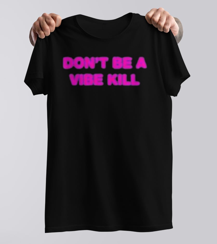 Madonna Don't Be A Vibe Kill Pink T-Shirt
