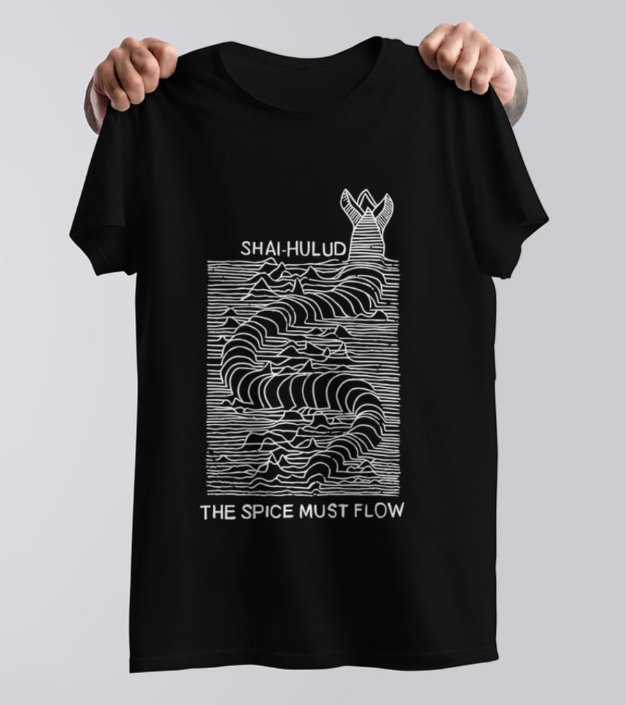 Shai Hulud The Spice Must Flow Dune Sandworm T-Shirt