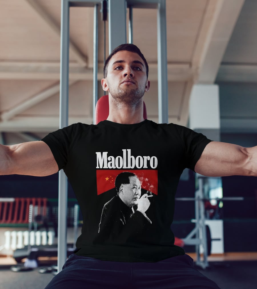 Maolboro Smoking Chairman Mao Zedong Communist T-Shirt