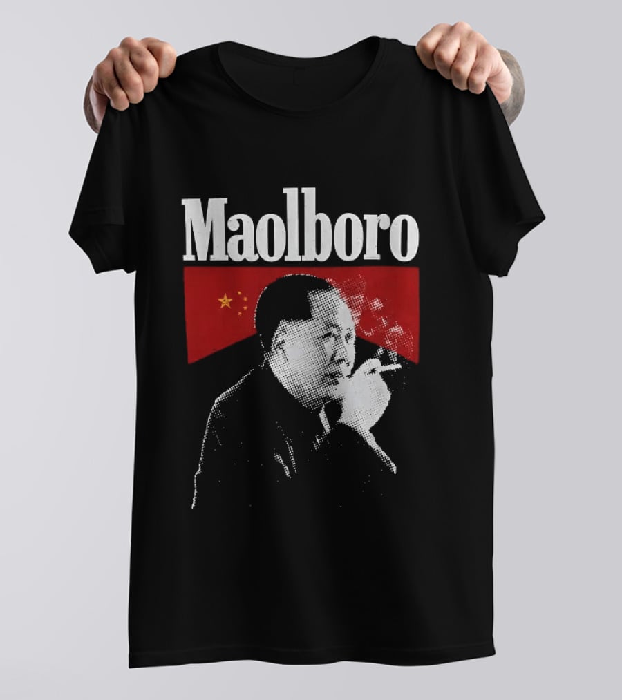 Maolboro Smoking Chairman Mao Zedong Communist T-Shirt