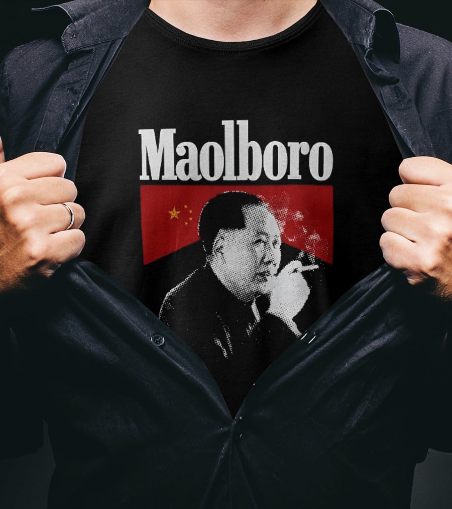 Maolboro Smoking Chairman Mao Zedong Communist T-Shirt