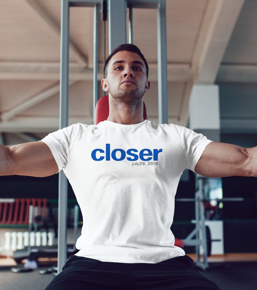 Closer Blue Lowercase July 29 2016 T-Shirt