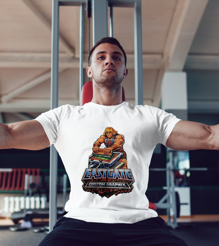 Eastgate Custom Graphix He Man Screen Printing T-Shirt