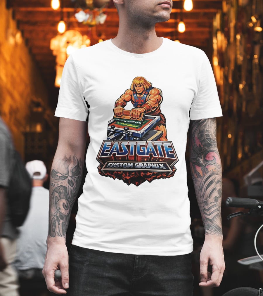 Eastgate Custom Graphix He Man Screen Printing T-Shirt