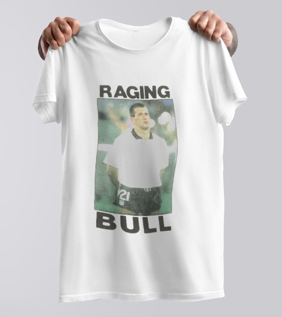 Raging Bull England Football 1989 1990 Player Number 21 T-Shirt