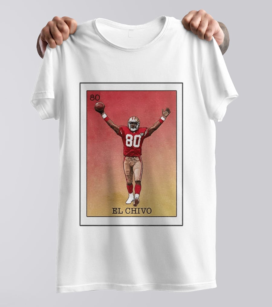 El Chivo 80 San Francisco 49ers Loteria Card T-Shirt