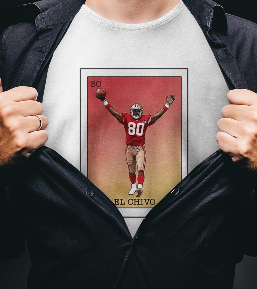El Chivo 80 San Francisco 49ers Loteria Card T-Shirt