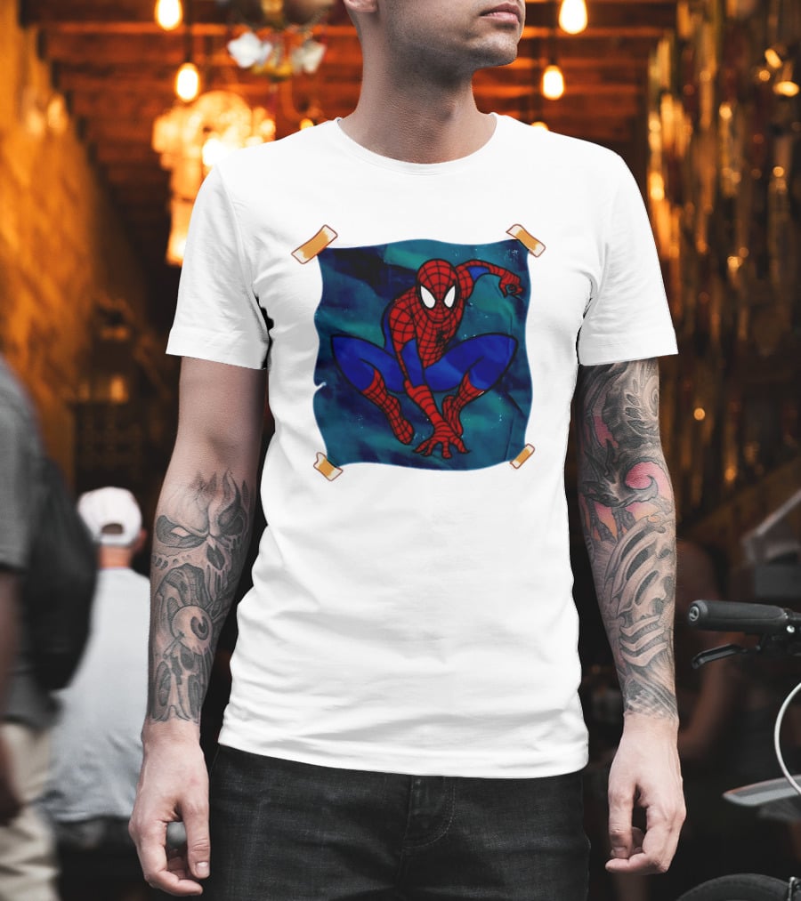 Spider Man Marvel Comics Superhero Iconic Action Pose T-Shirt