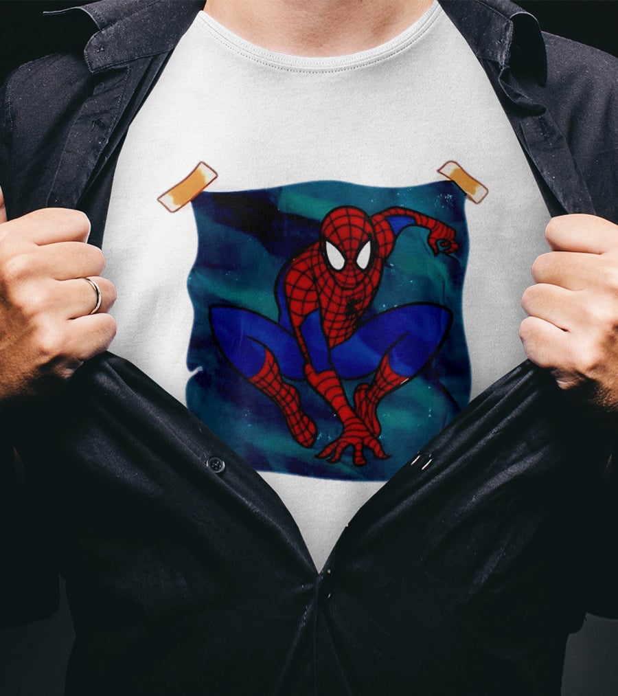 Spider Man Marvel Comics Superhero Iconic Action Pose T-Shirt