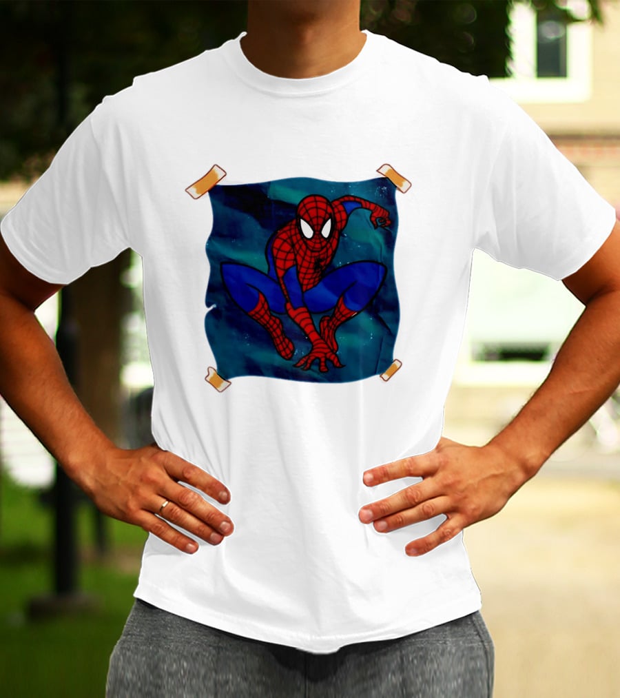 Spider Man Marvel Comics Superhero Iconic Action Pose T-Shirt