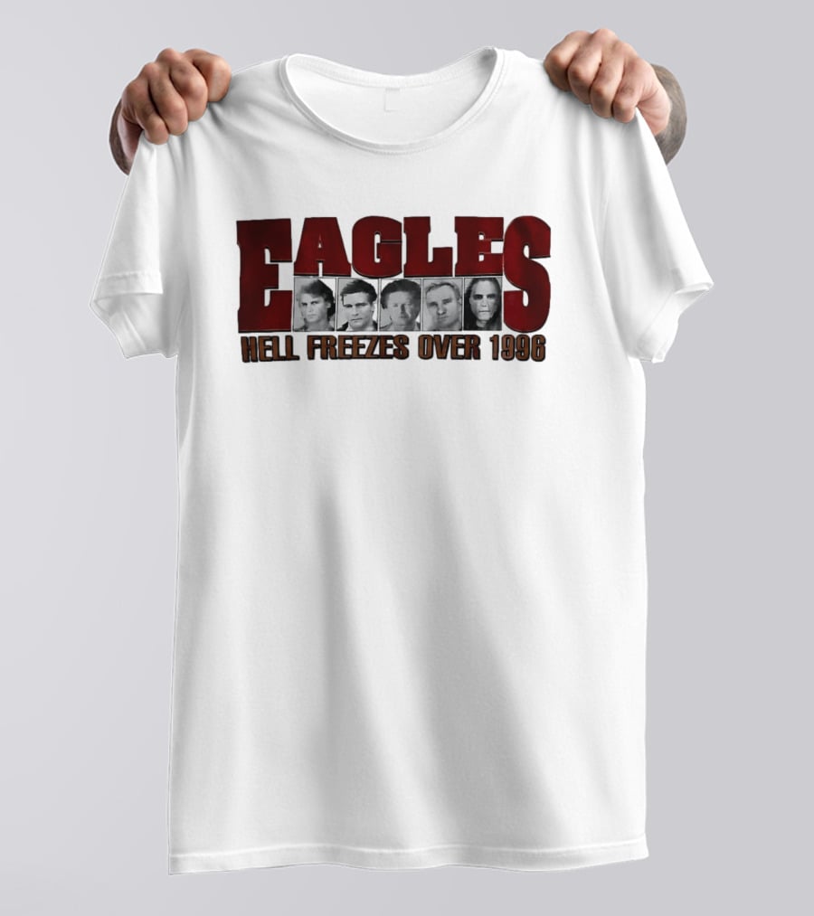 Eagles Hell Freezes Over 1996 Tour Vintage Retro Justin Bieber T-Shirt