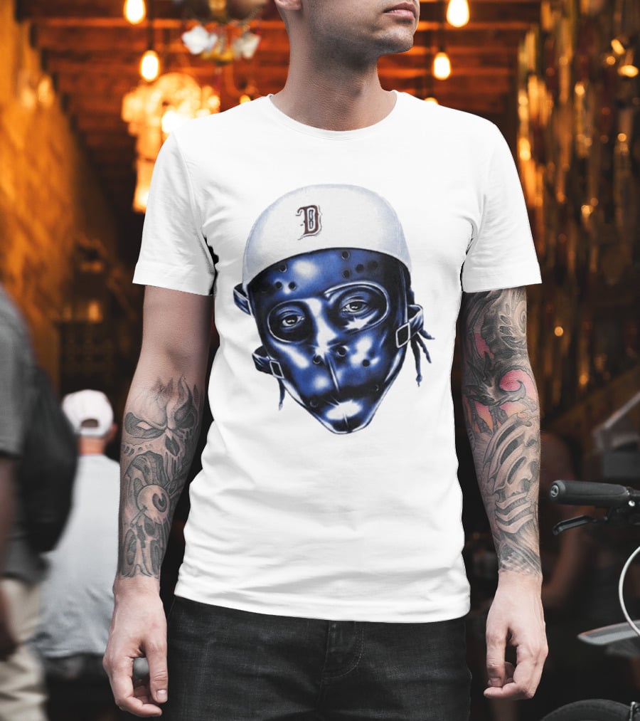 Stray Lee Know Concert Blue Hockey Mask D Cap T-Shirt
