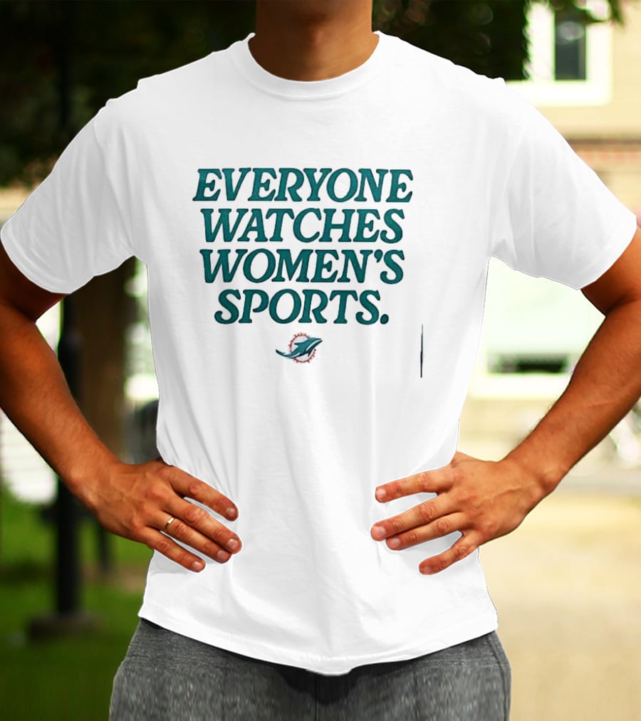 Miami Dolphins Everyone Es Women's Sports T-Shirt