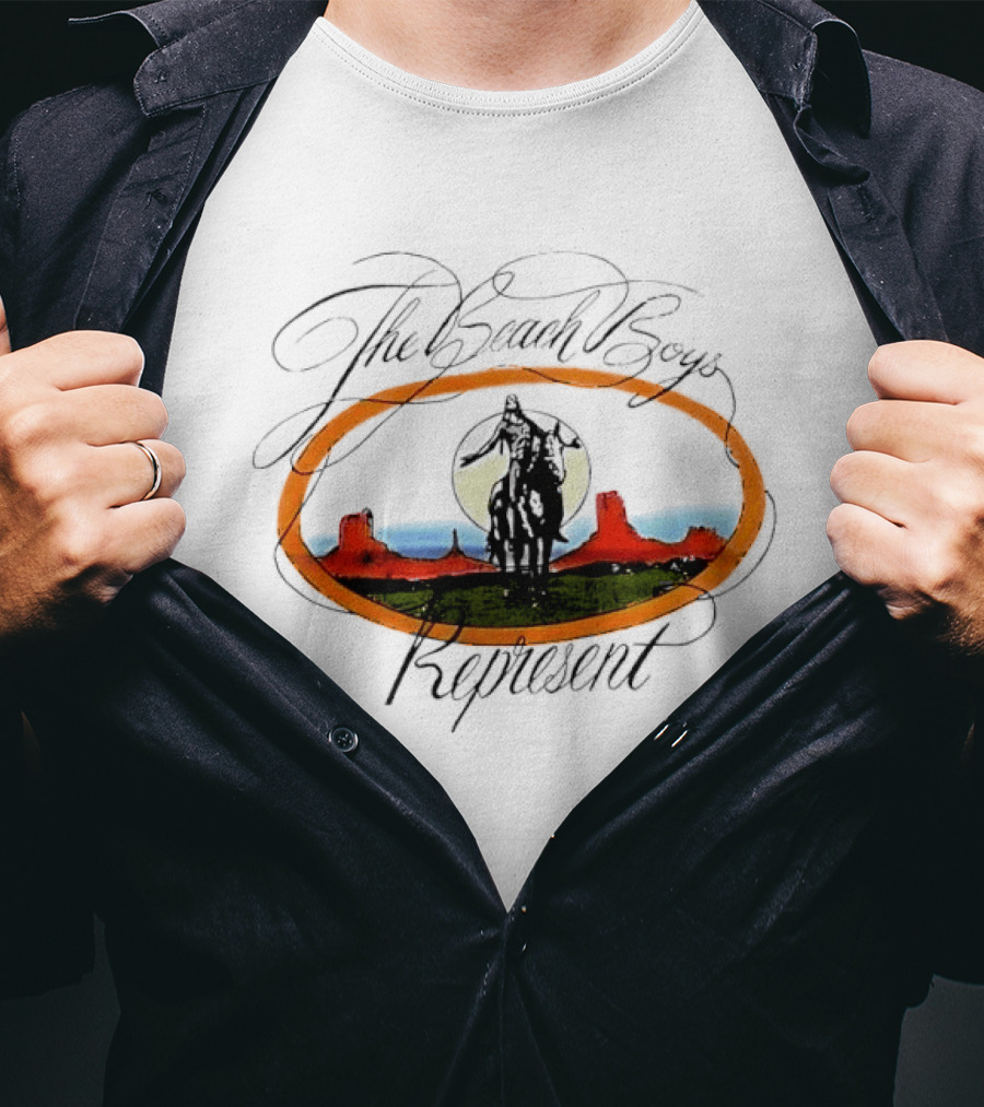 The Beach Boys Represent Native American Horse Monument Valley Sunset T-Shirt