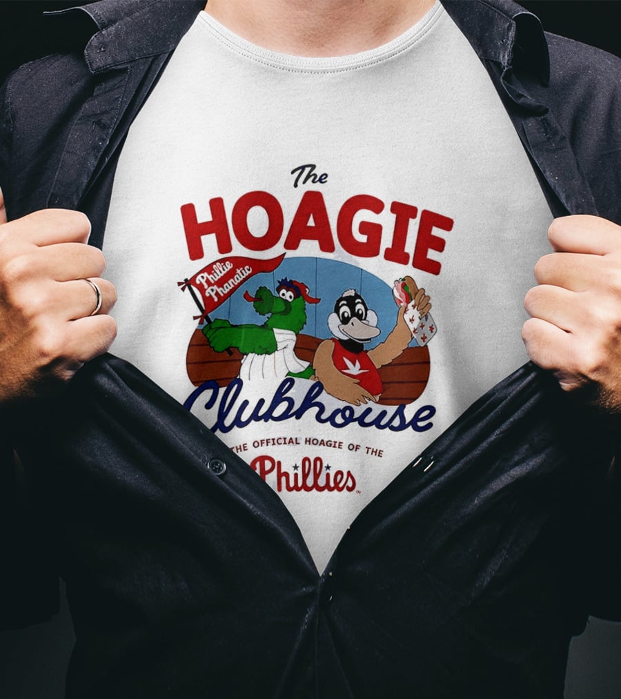 The Hoagie Clubhouse Official Hoagie Of The Phillies T-Shirt