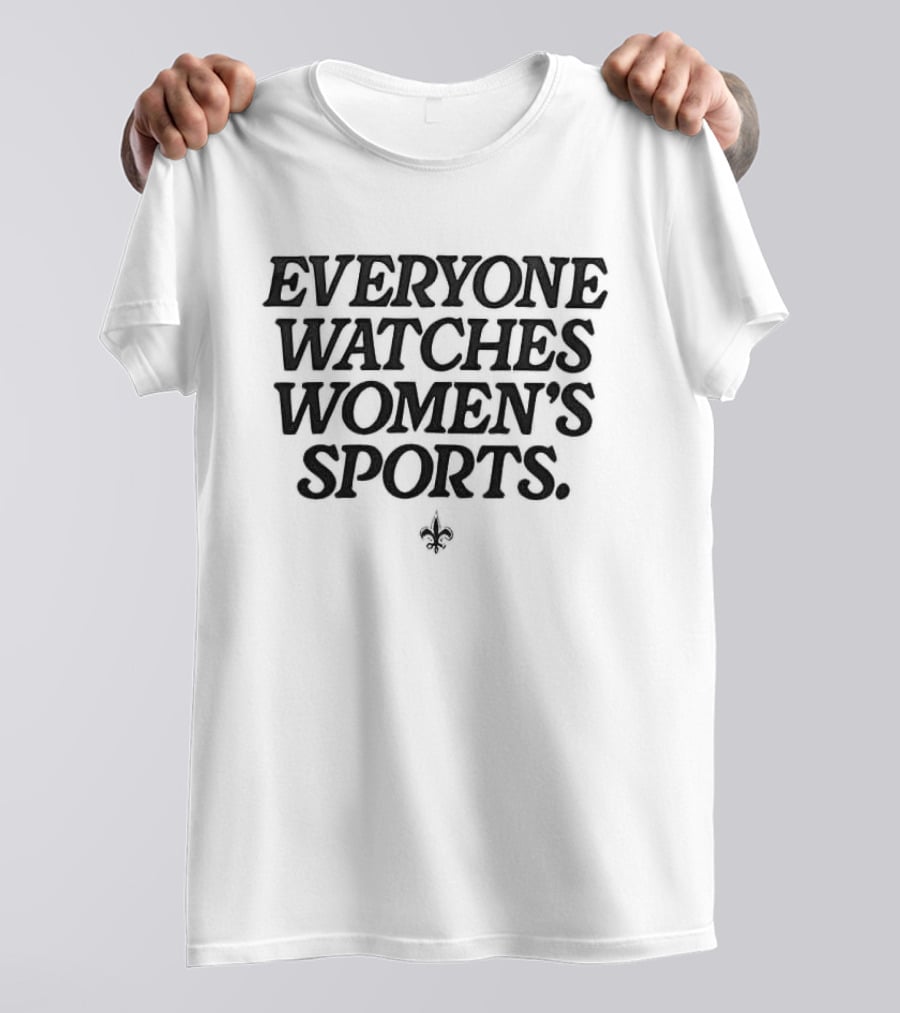New Orleans Saints Everyone Es Women's Sports Fleur De Lis T-Shirt
