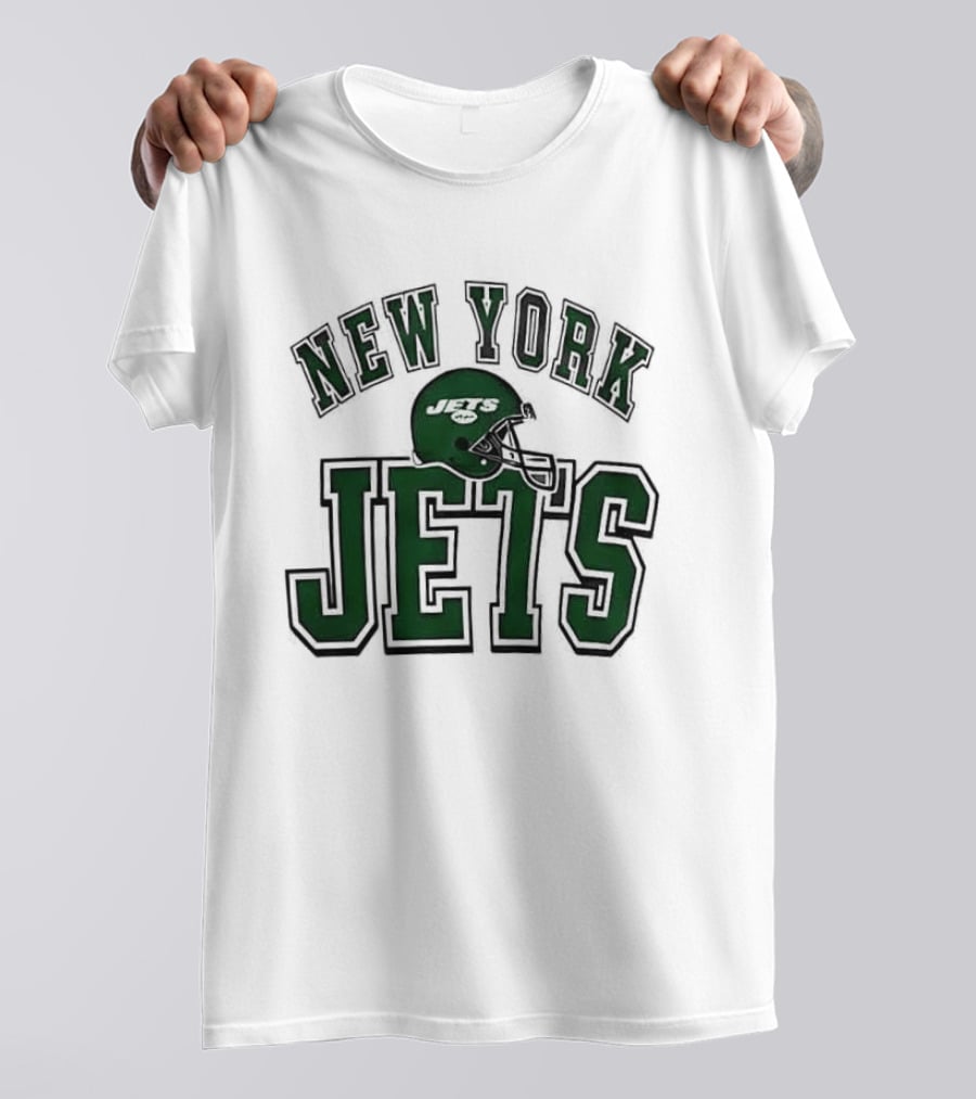 New York Jets Everyone Es Women's Sports Football Helmet T-Shirt